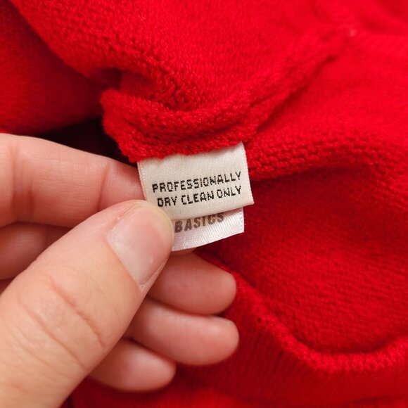 St. John Collection Marie Grey Red Santana Knit Pull-On Pants Trousers Size 4 - Picture 6 of 6